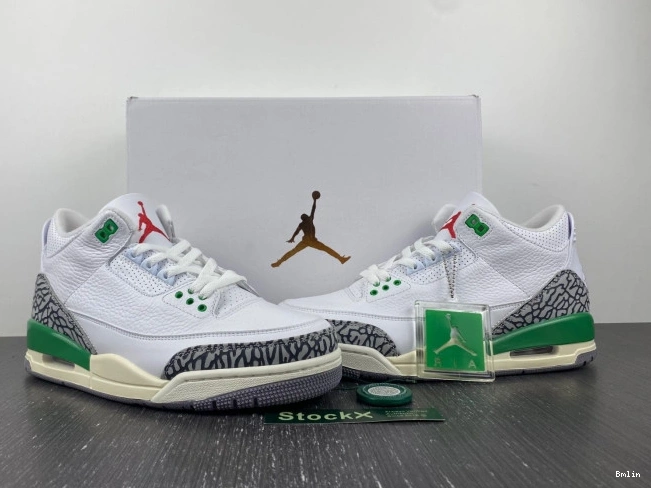 Bmlin Shoes Retro CK9246-136 3 Green Jordan Lucky (W) 0711